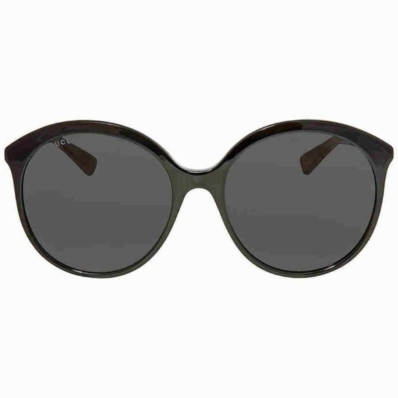 NEW Gucci Grey Round Women\'s Sunglasses
